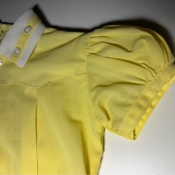 Vintage Yellow and White Baby Romper Set - Picture 6 of 16